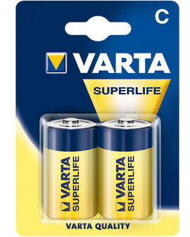 Varta Superlife C Size Heavy Duty 2 Pack